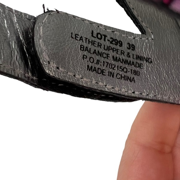 Alegria Lotie Snakeskin print leather wedge sandals Size 9 (39) - Picture 12 of 13